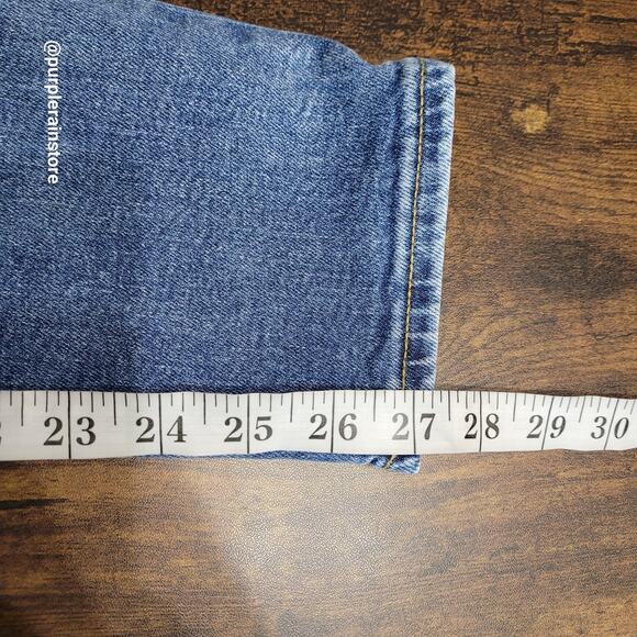 Old Navy Jeans Size 4 OG Straight High Rise Tummy Control Medium Wash - Picture 9 of 11